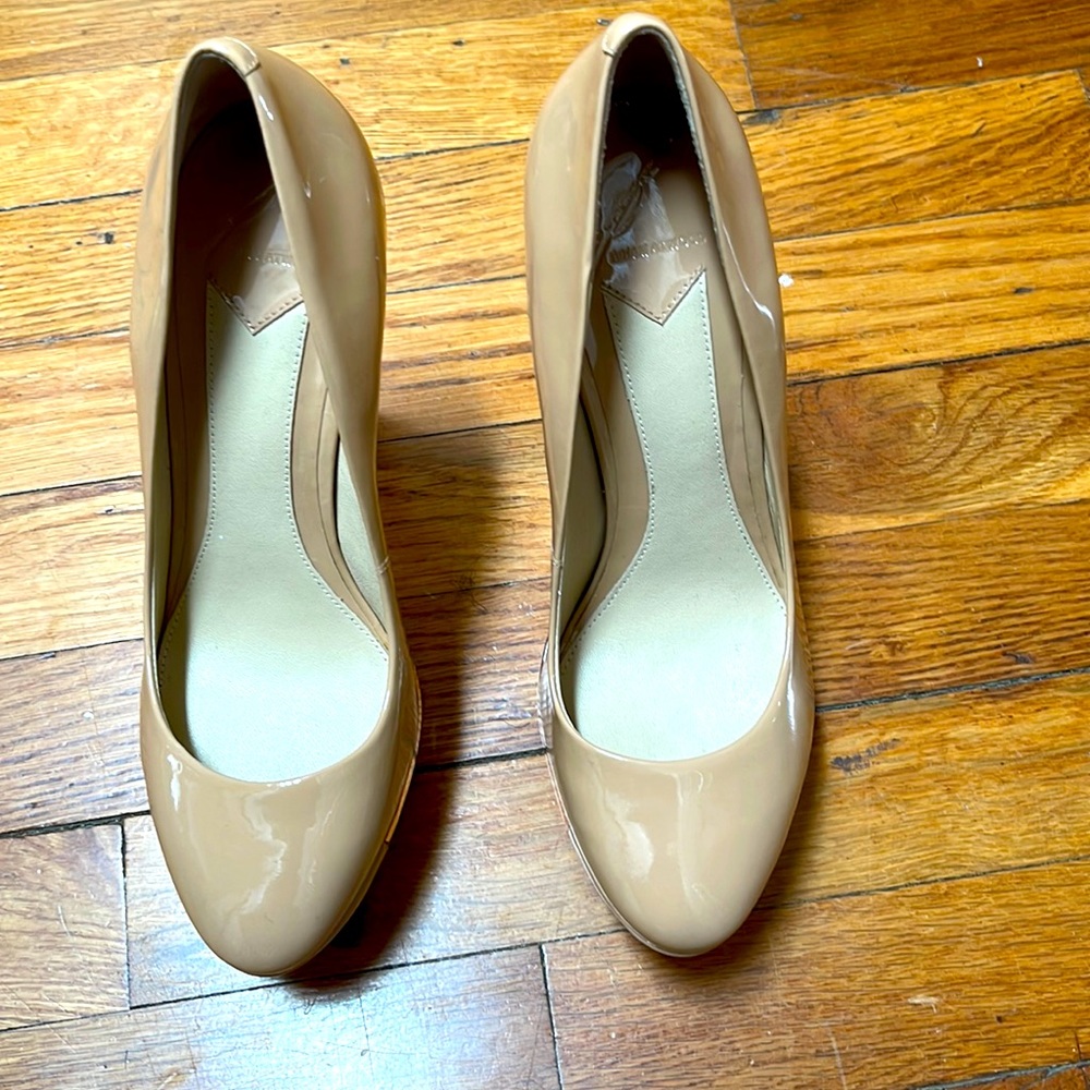 Tan colored High Platform Heel